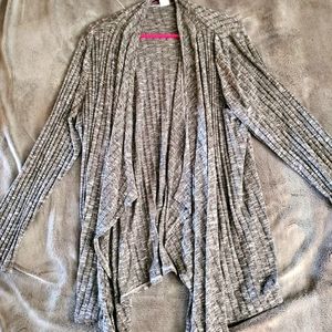 Supernova Sweater Throw, Size 3X, Grey and White